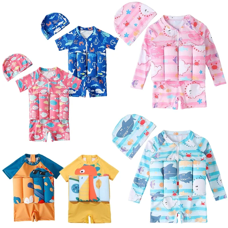 Baby Clothing Deals - ملابس سباحة للأطفال بطباعة كارتونية ،