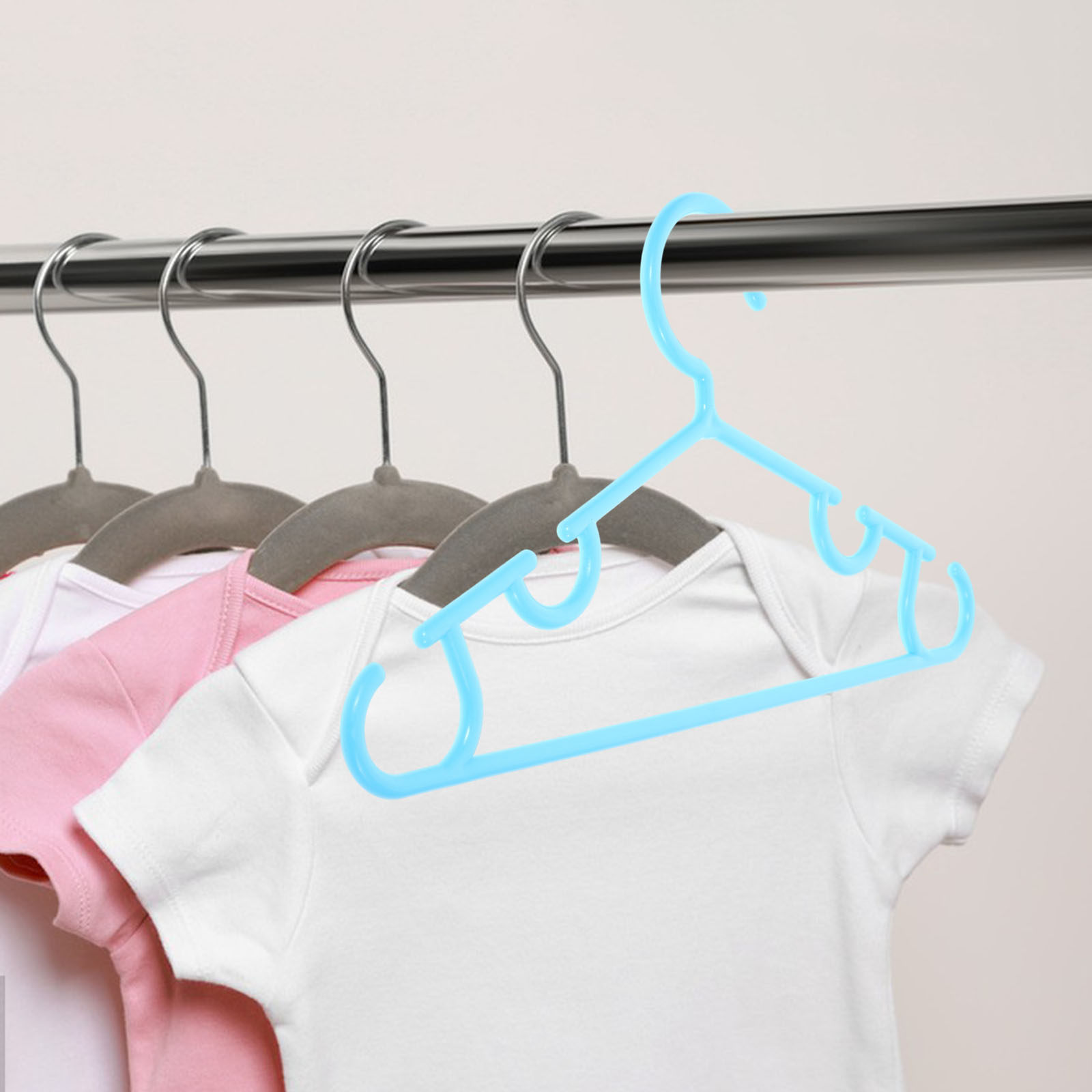 Baby Clothing Hangers - 10 قطع من علاقات الملابس المتينة