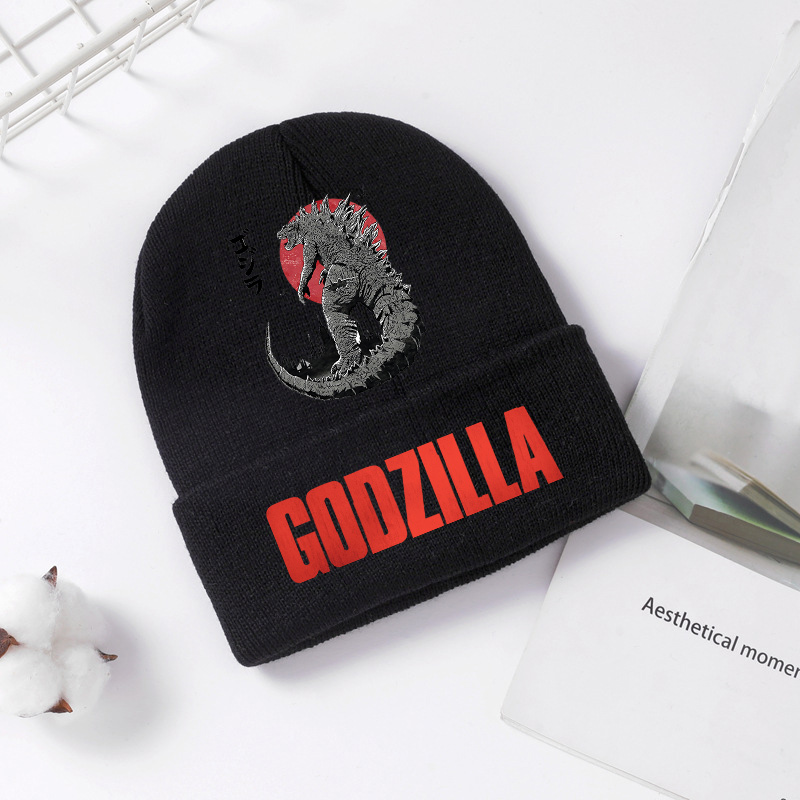 Baby Clothing Gifts - Godzilla محبوك قبعة الشتاء الربيع كول