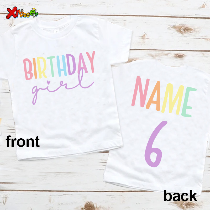 Baby Clothing Names - عيد ميلاد فتاة تي شيرت ملابس
