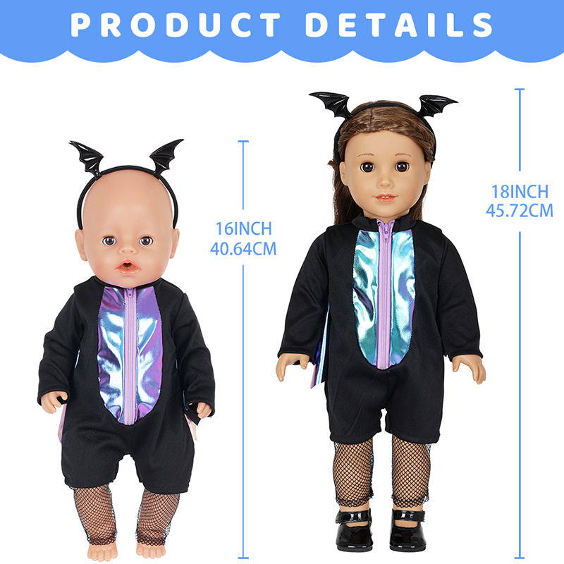 مجموعة ملابس للدمى مقاس 16-18  - مراجعة Baby Clothing Gifts وسعره