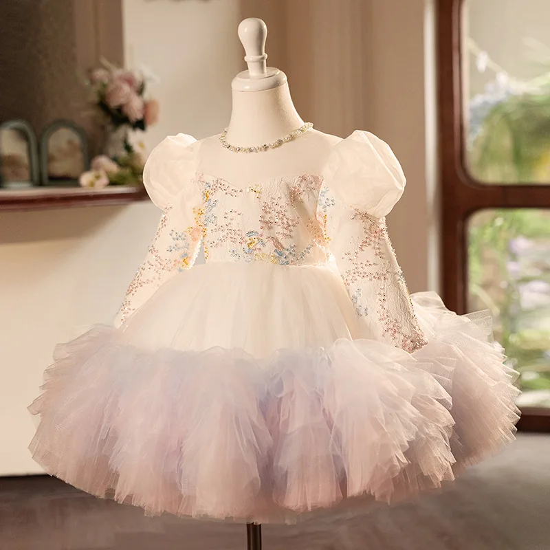 فستان أطفال بأكمام طويلة للخري - مراجعة Baby Clothing Layers وسعره