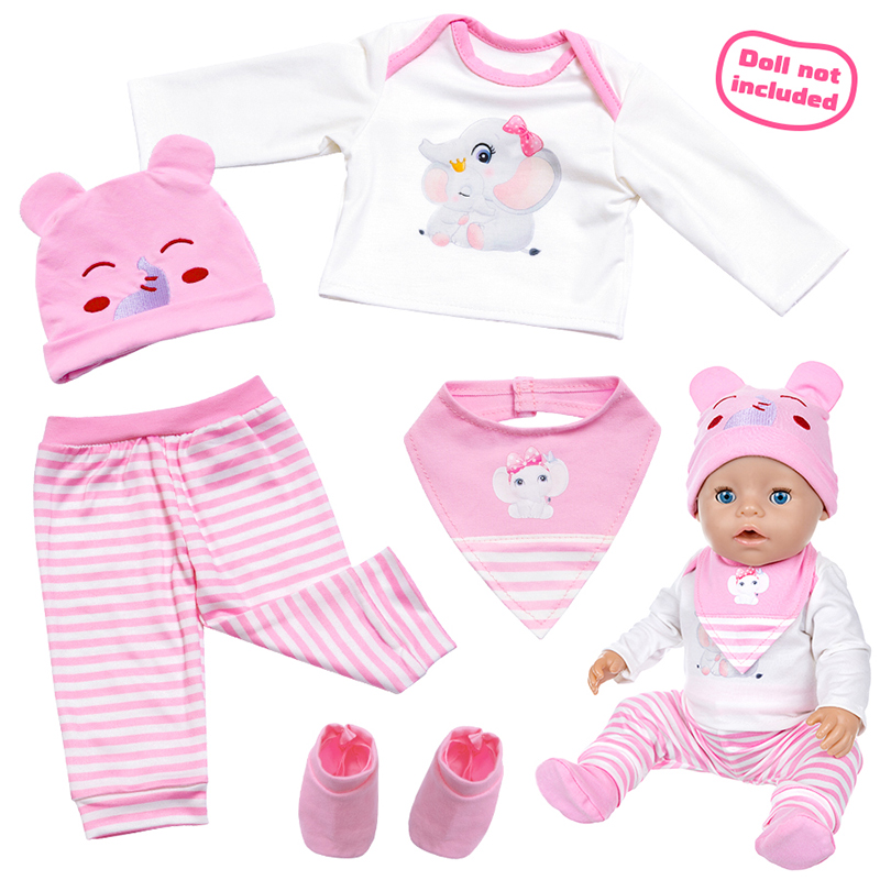 مجموعة ملابس للدمى مقاس 16-18  - مراجعة Baby Clothing Deals وسعره