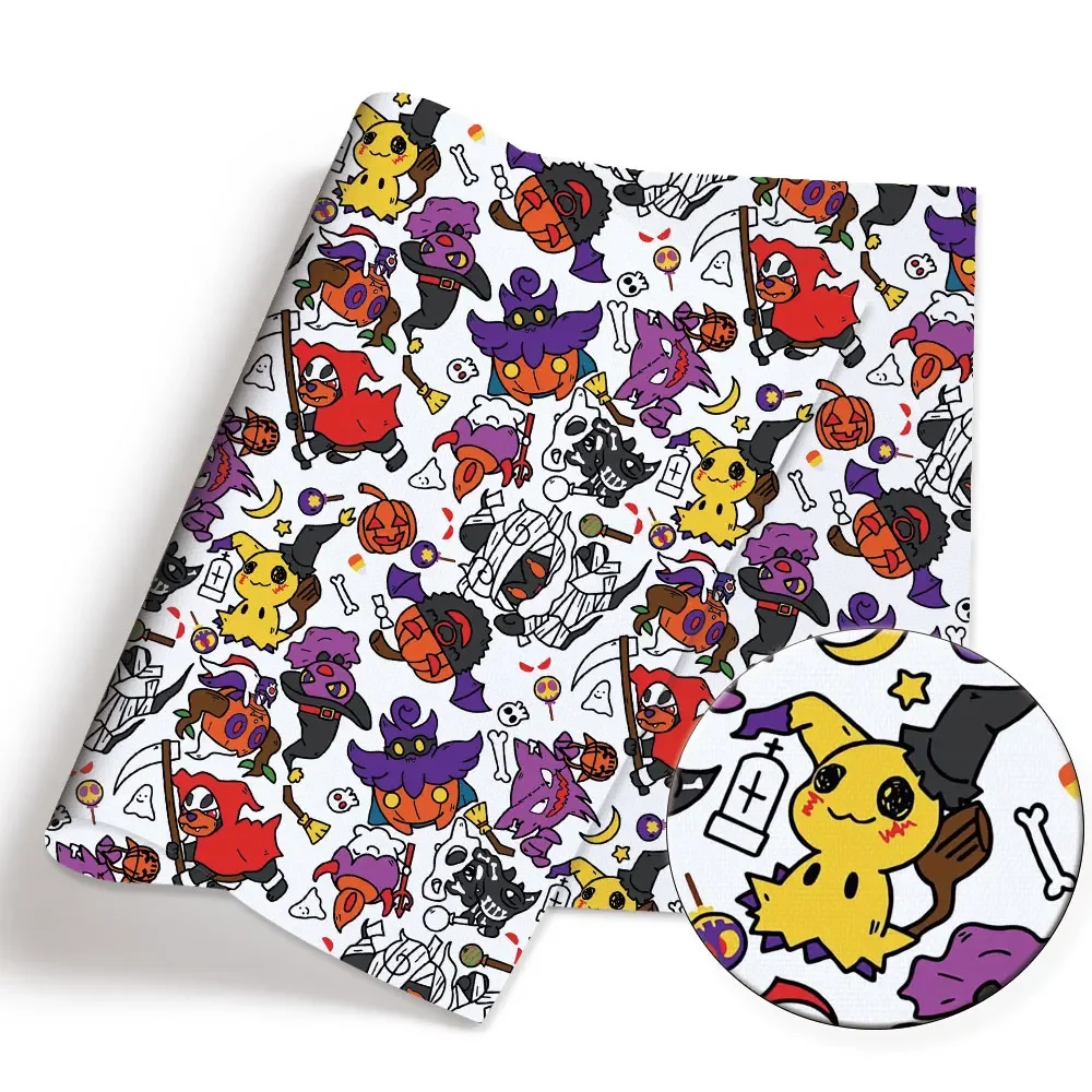 البوكيمون الكرتون Fabric140*50 - مراجعة Baby Clothing Sewing وسعره