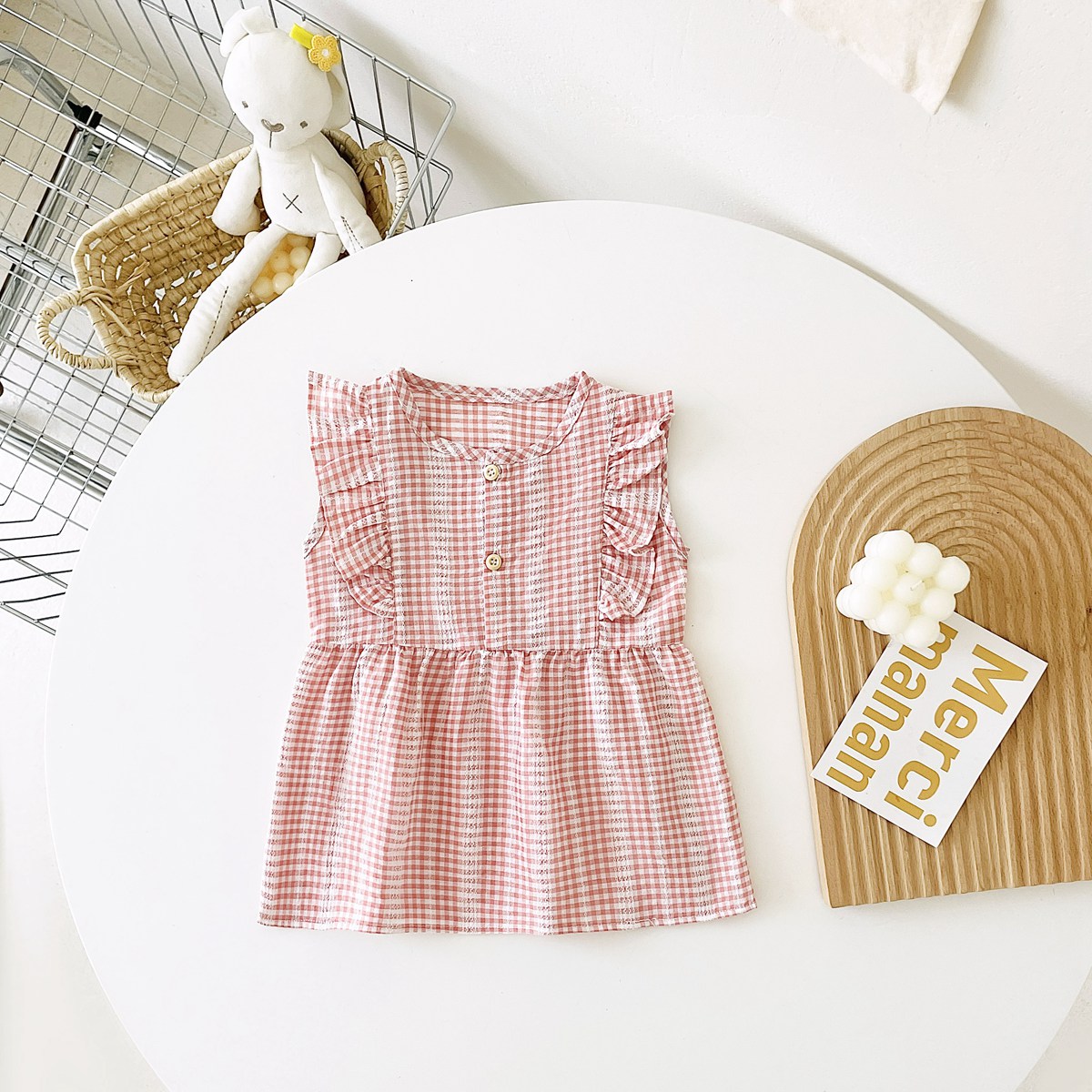 فستان سانلوتوز القطني للفتيات  - مراجعة Baby Clothing Pk وسعره