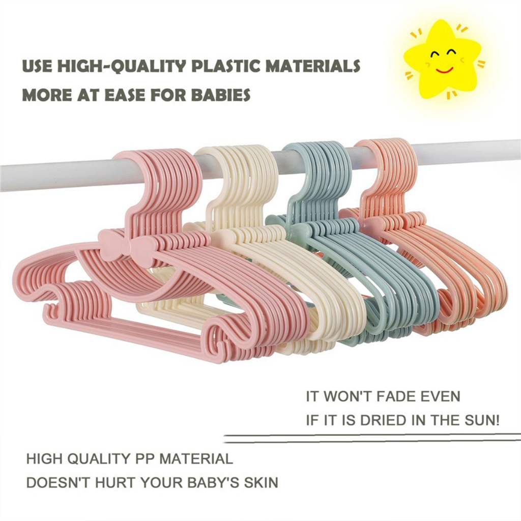 مجموعة من 12 قطعة من شماعات مل - مراجعة Baby Clothing Hangers وسعره