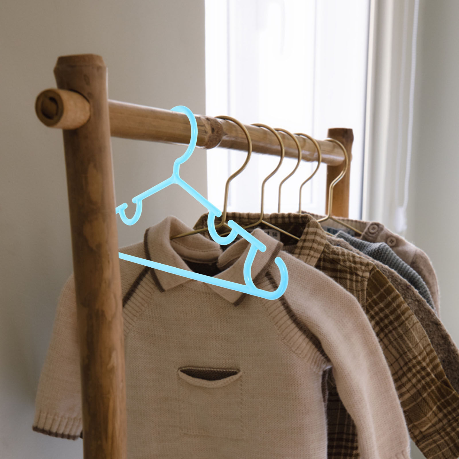 10 قطع من علاقات الملابس البلا - مراجعة Baby Clothing Hangers وسعره