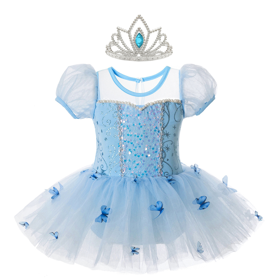 فستان رقص سندريلا للفتيات مزين - مراجعة Baby Clothing Sizes وسعره